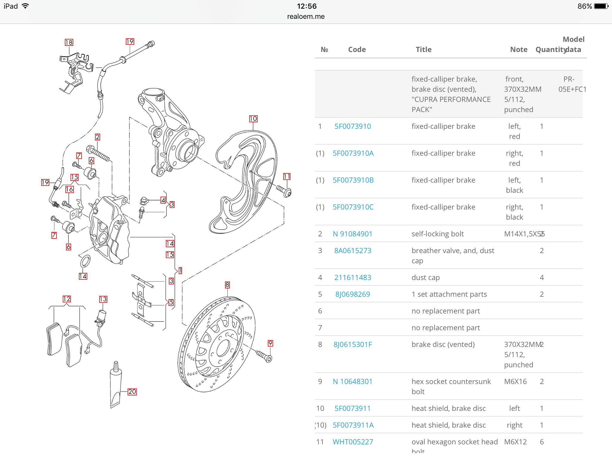 Brembo brakes from Leon MK3 Cupra - Modifying your Golf R MK7 - VWROC ...