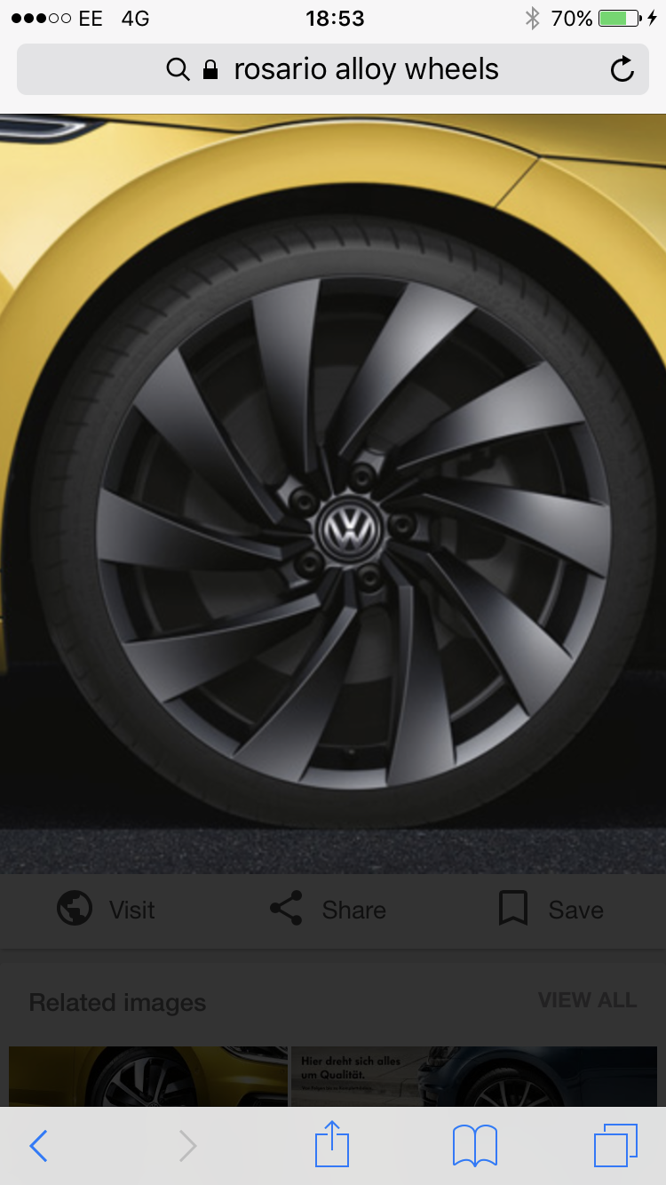 Volkswagen Golf (VII) Alloy Wheels Simulation