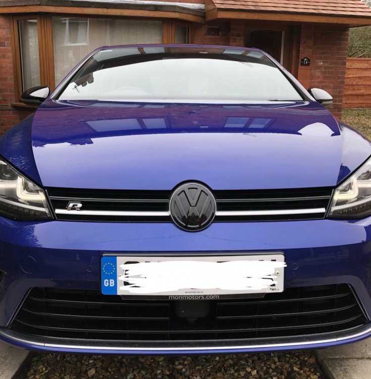 Gloss Black Rear Badge - Modifying your Golf R MK7 - VWROC - VW R ...