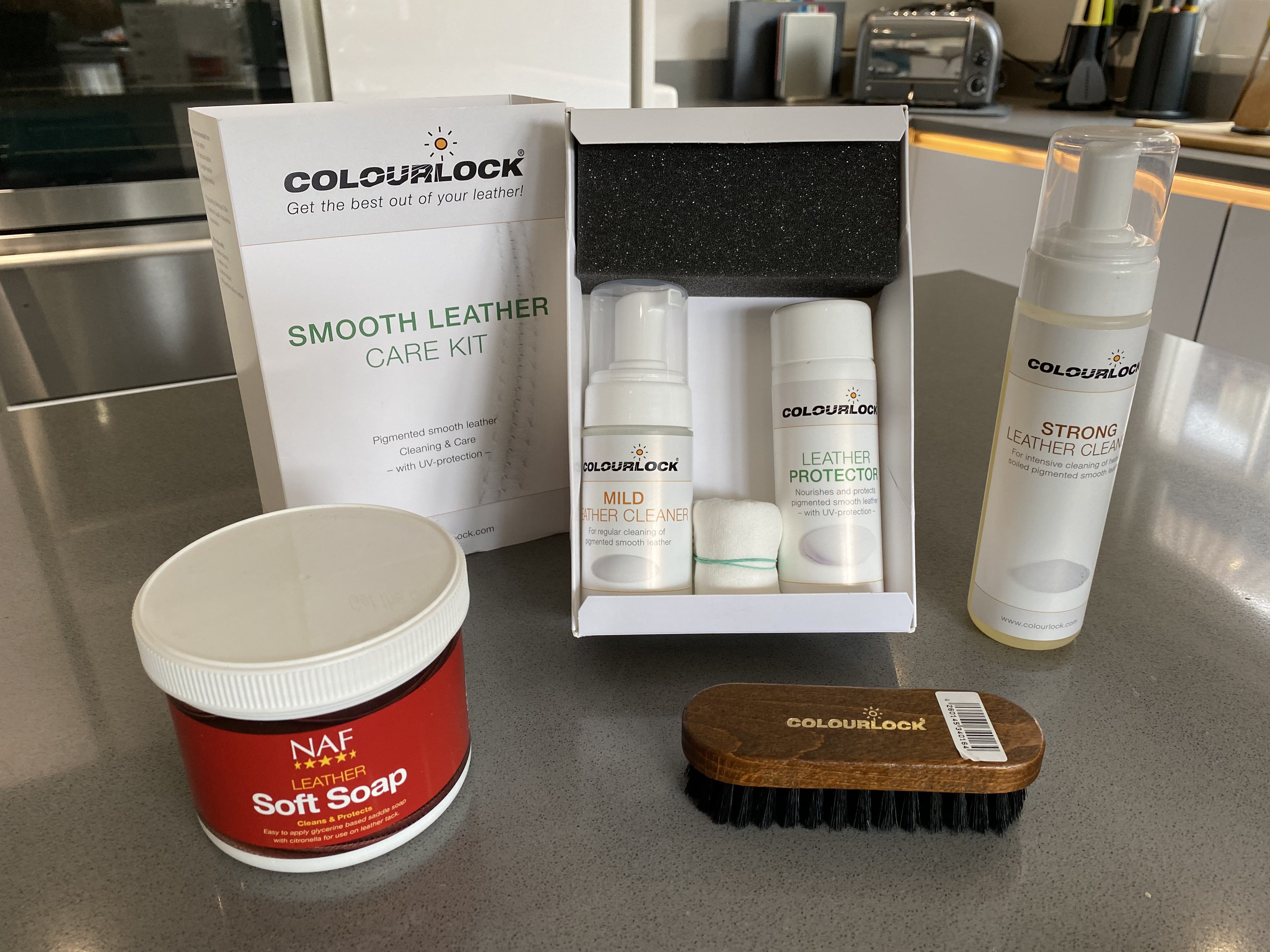 Colourlock Smooth Leather Care Set with Cleaner & Protector