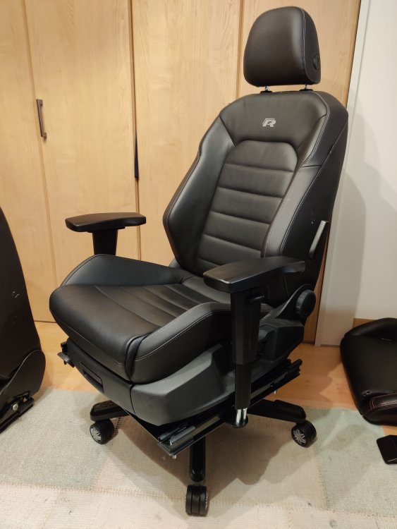 R Leather Seats - Office Chair Conversion - Power Controls - Modifying
