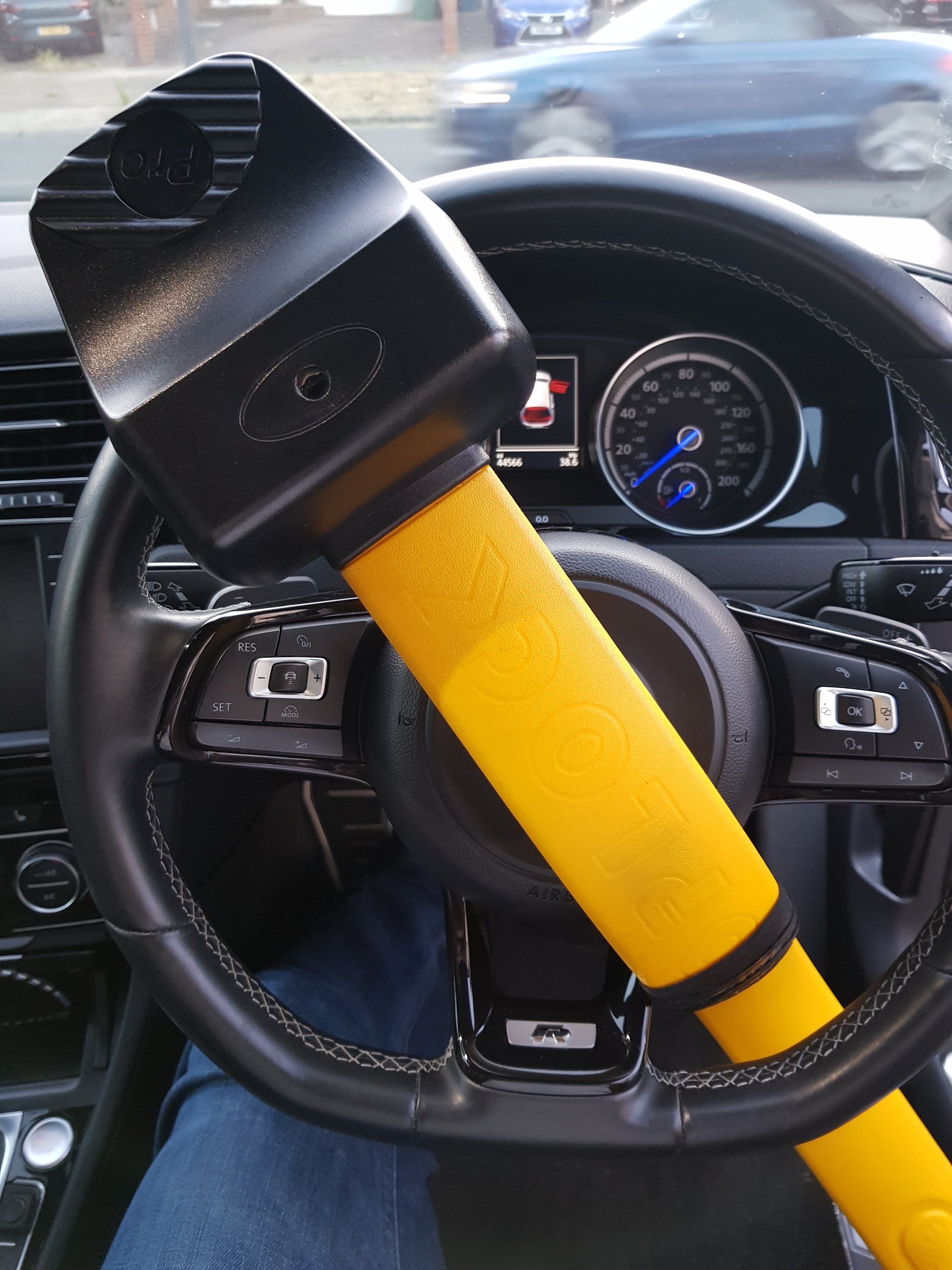 Correct way to install the steering lock? VW Golf R MK7 Chat VWROC