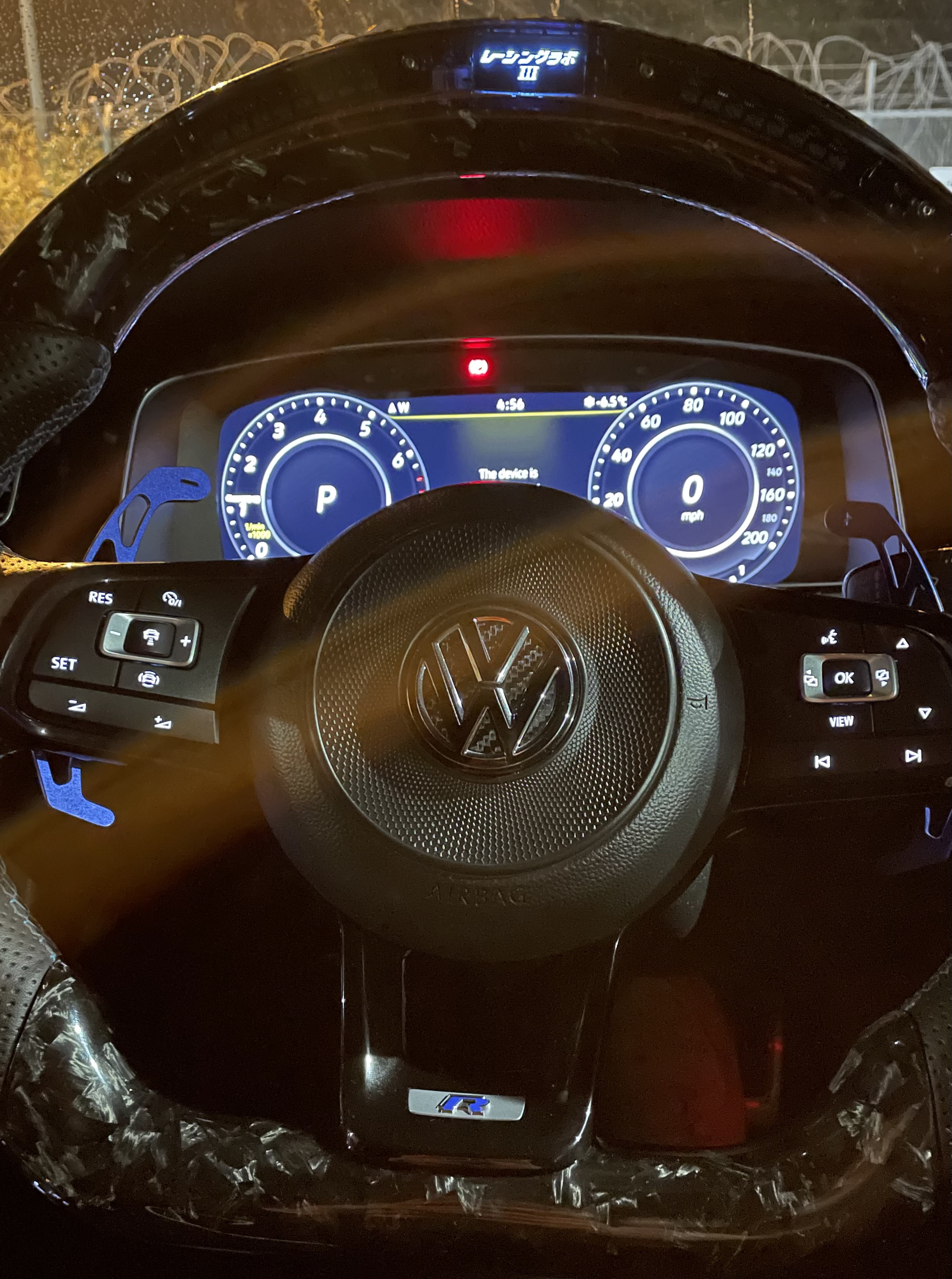 VW golf MK7.5 aftermarket LED steering Wheel - VW Golf R MK7 Chat