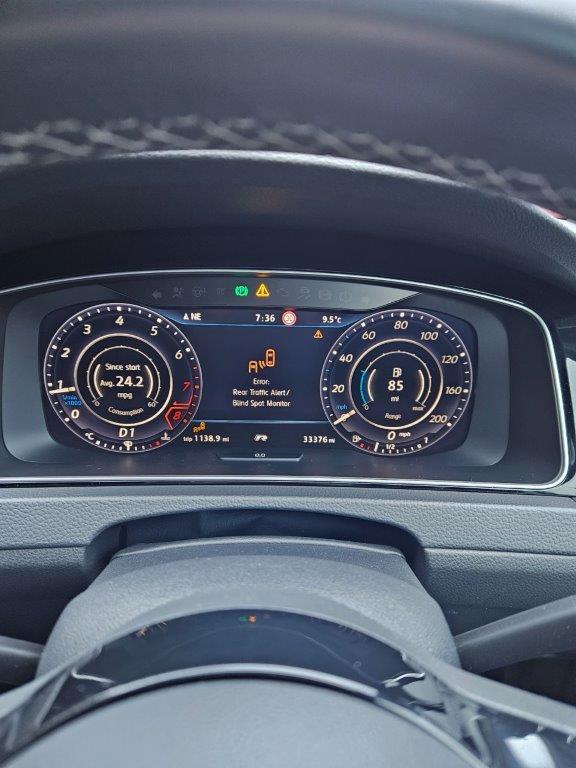 Error Rear Traffic Alert/Blind Spot Monitor VW Golf R MK7 Chat